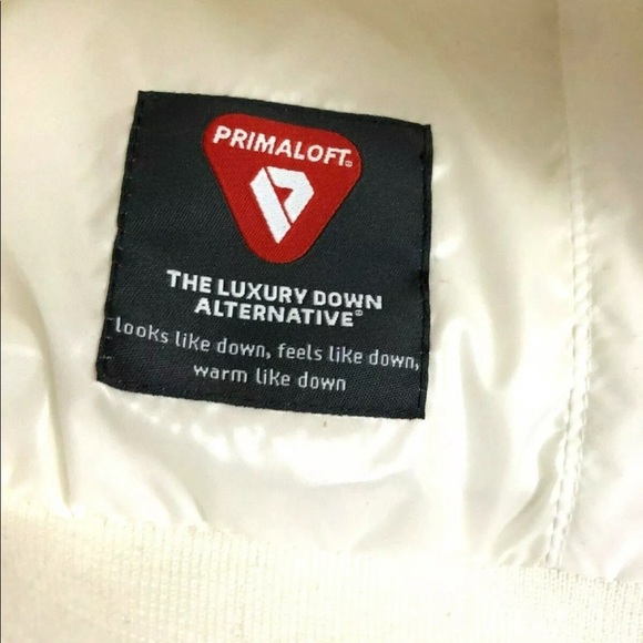 Gap Primaloft Zip Up Vest Gold White Size Sm NWT - Picture 7 of 8